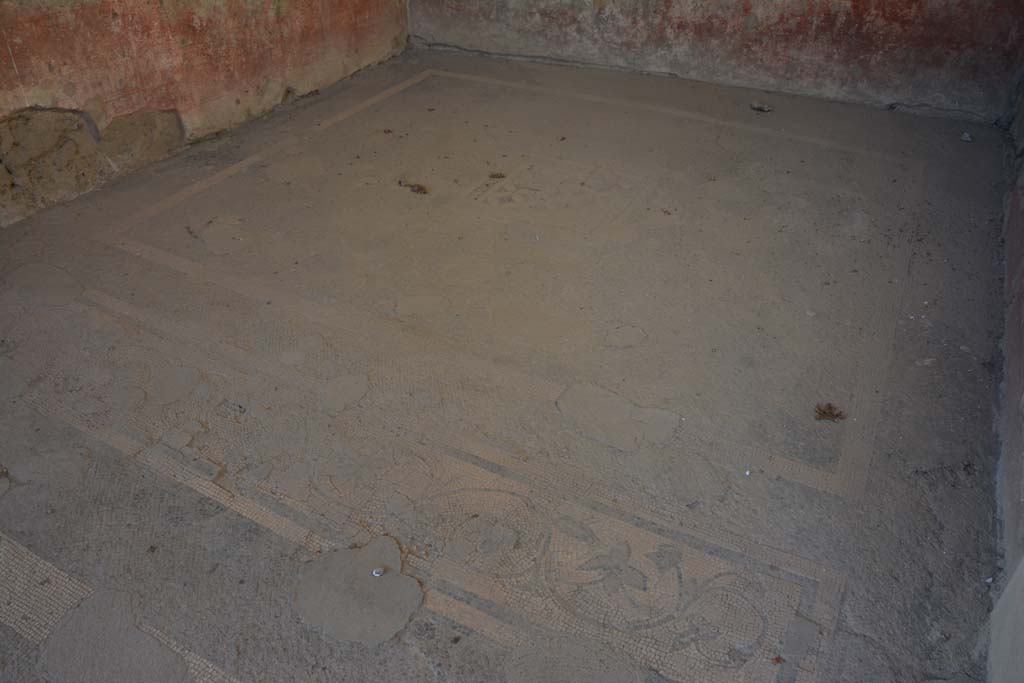 VII.1.40 Pompeii. September 2019. West ala 3a, looking south-west across flooring with central emblema.
Foto Annette Haug, ERC Grant 681269 DÉCOR.

