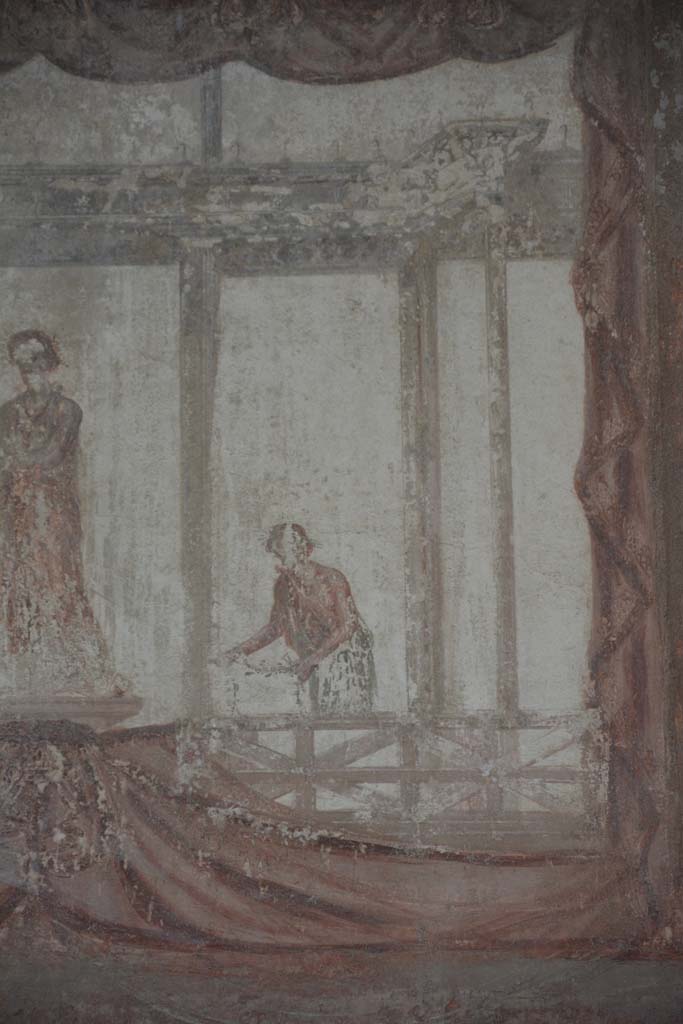 IX.5.6 Pompeii. May 2017. Room i, detail of border edging surrounding central painting on east wall.       
Foto Christian Beck, ERC Grant 681269 DCOR.

