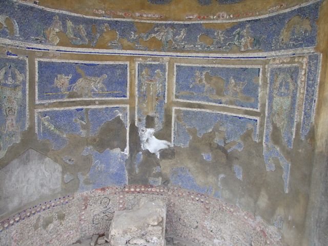 IX.7.20 Pompeii. October 2017. Detail from mosaic fountain.
Foto Taylor Lauritsen, ERC Grant 681269 DÉCOR.
