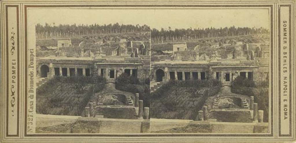 HGW24 Pompeii. Stereoview by Sommer & Behles, c.1860-1870’s. Photo courtesy of Rick Bauer.
