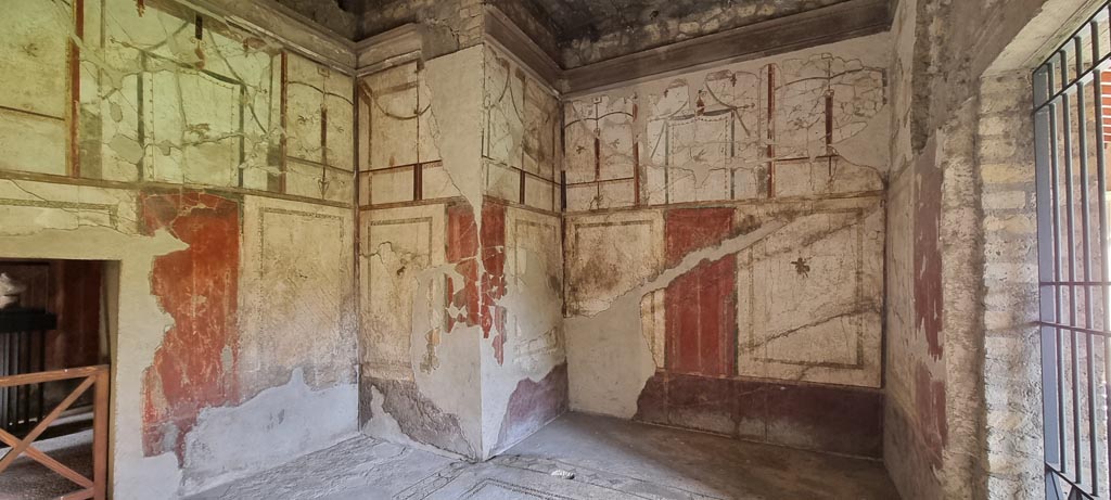Oplontis Villa of Poppea, January 2023. Room 41, looking north-west across cubiculum. Photo courtesy of Miriam Colomer.