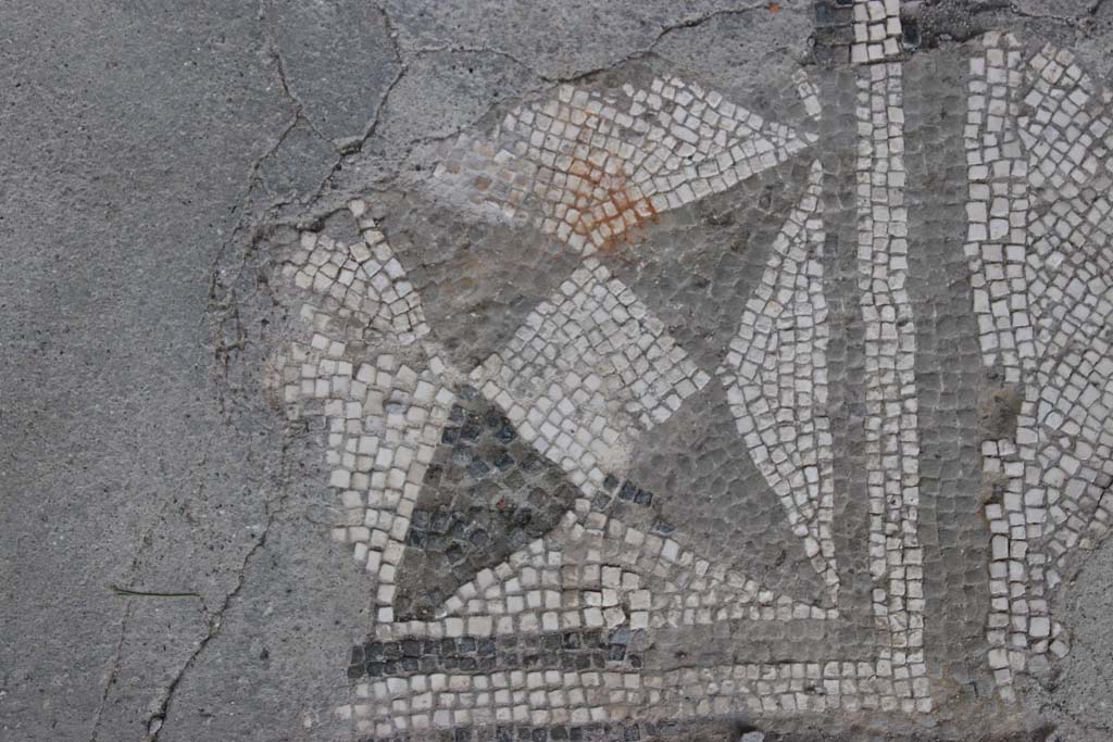 Stabiae, Villa Arianna, September 2021. Room 7, detail of mosaic flooring in threshold to room. Photo courtesy of Klaus Heese.