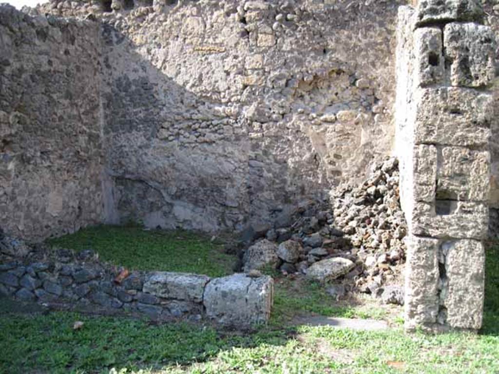 1.2.6 Pompeii. September 2010. Looking north at room that was the windowed triclinium in north-west corner of atrium. Photo courtesy of Drew Baker.
