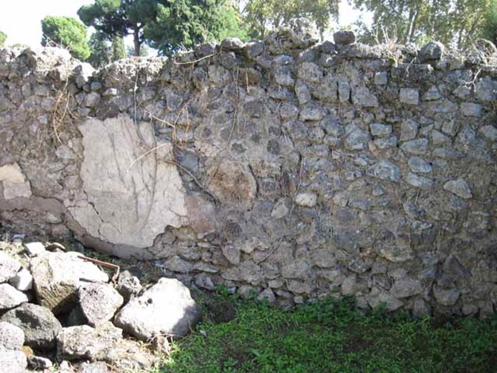 I.2.7 Pompeii. September 2010. South wall of rear room.Photo courtesy of Drew Baker.