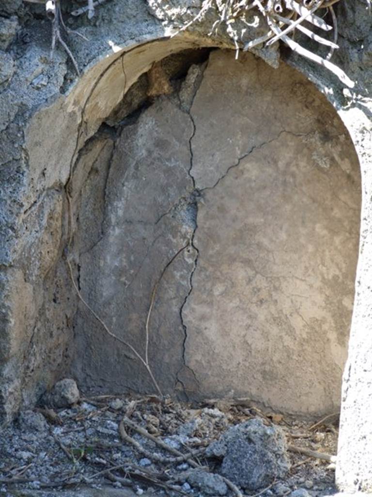 I.2.16 Pompeii. March 2009. Arched niche of lararium.