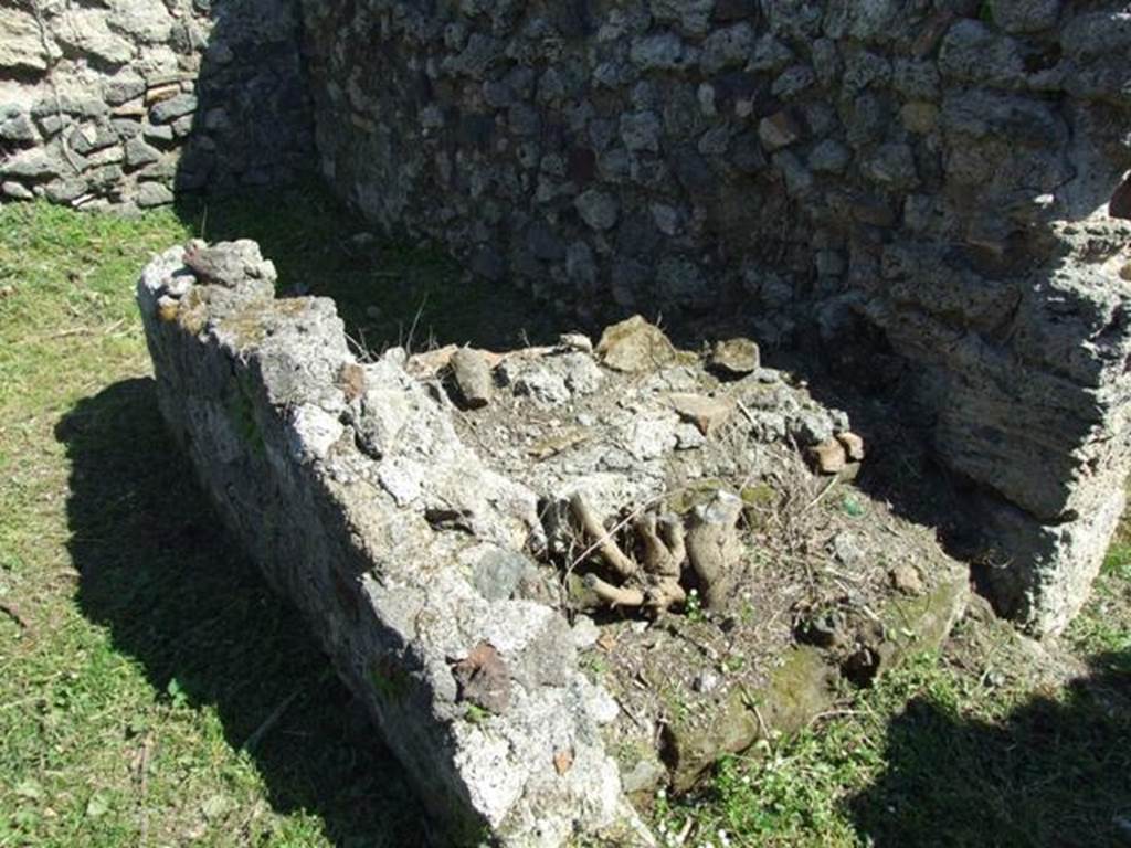 I.2.17 Pompeii. March 2009. Stairs to upper floor on south side of doorway to room 11, on left.