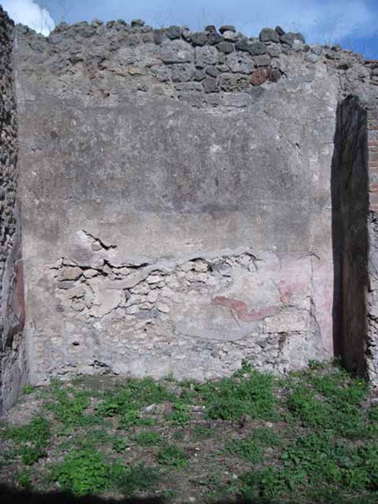 I.2.17 Pompeii. September 2010. East wall of room 14. Photo courtesy of Drew Baker.
