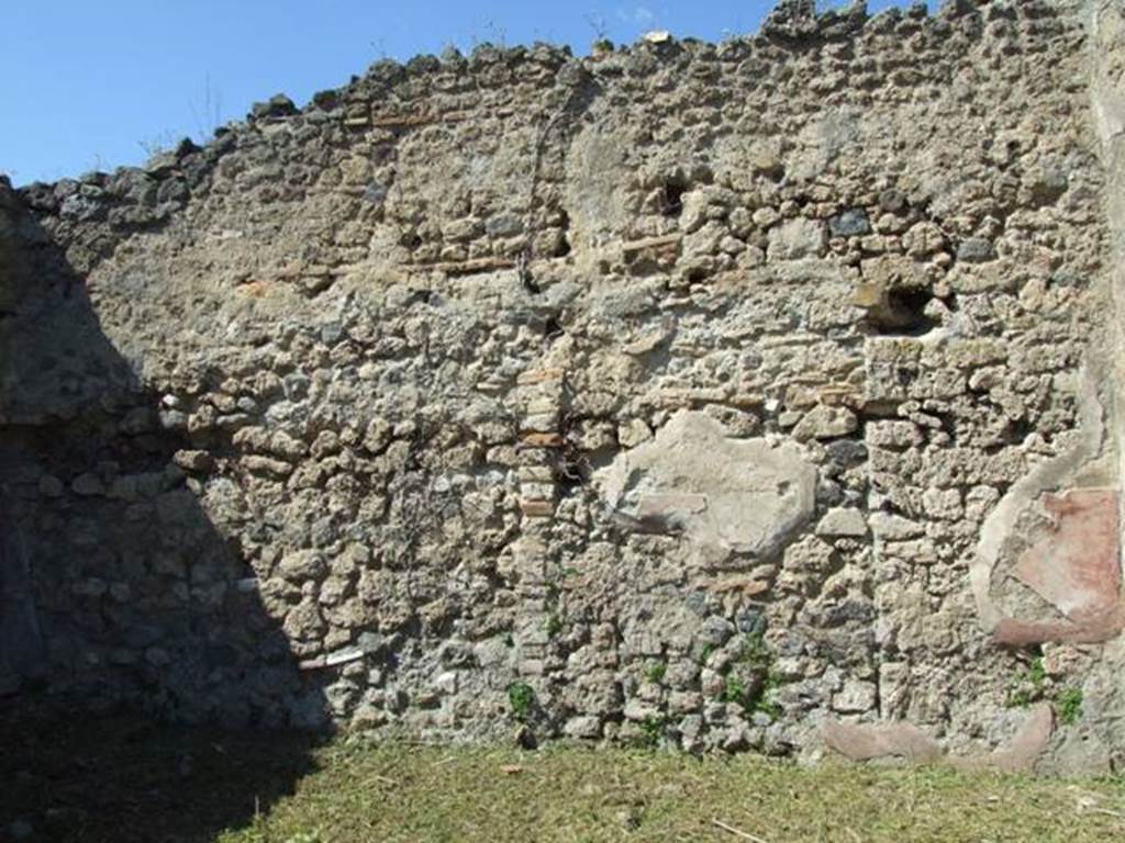 I.2.17 Pompeii.  March 2009. Room 14. Exedra.  North wall.