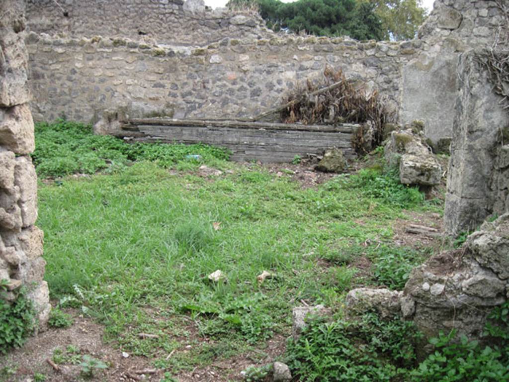 I.3.29 Pompeii. September 2010. Looking south into room 1, the atrium, from room 4 in north-west corner. Photo courtesy of Drew Baker.
