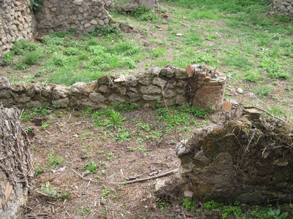 I.3.30 Pompeii. September 2010. Room 7, looking towards south wall with doorway to north portico. Photo courtesy of Drew Baker.
