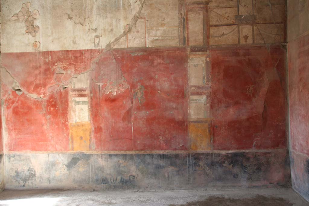 I.6.7 Pompeii. April 2013. Looking towards north wall of large oecus on east side of atrium. Photo courtesy of Klaus Heese.