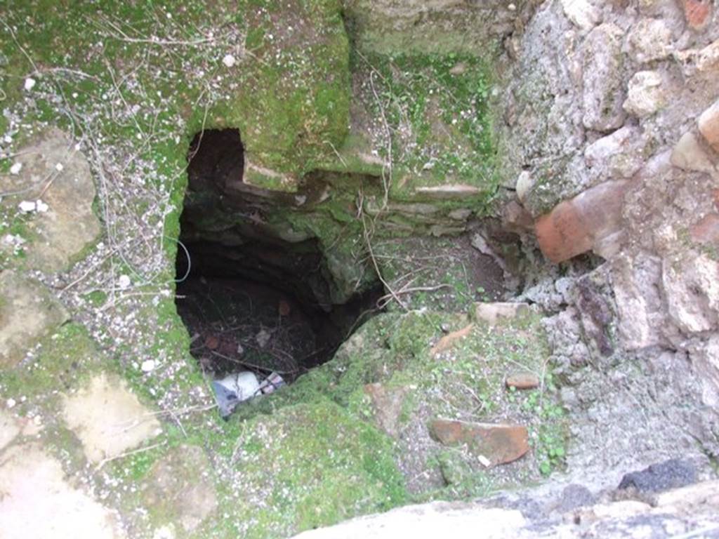 I.9.11 Pompeii.  March 2009.  Remains of Latrine, and its lower level.