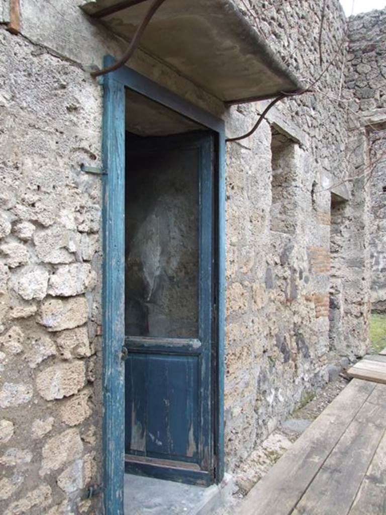 I.9.14 Pompeii. March 2009. Doorway to Room 3.