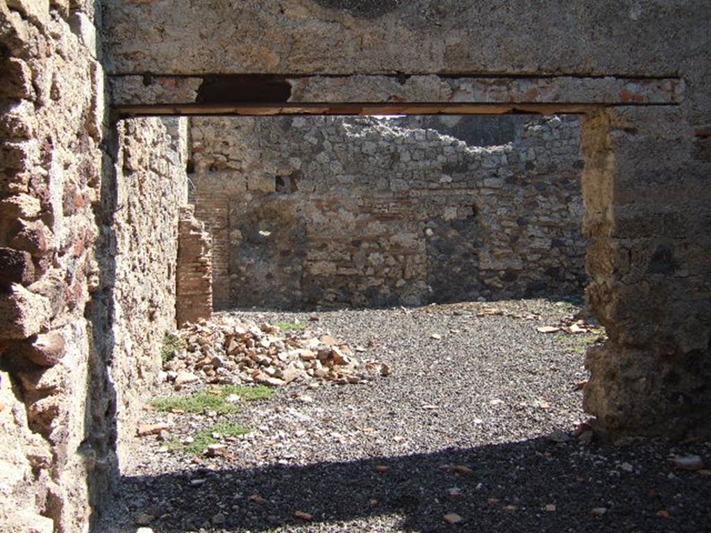 I.9.15 Pompeii. September 2005. Looking east from entrance.