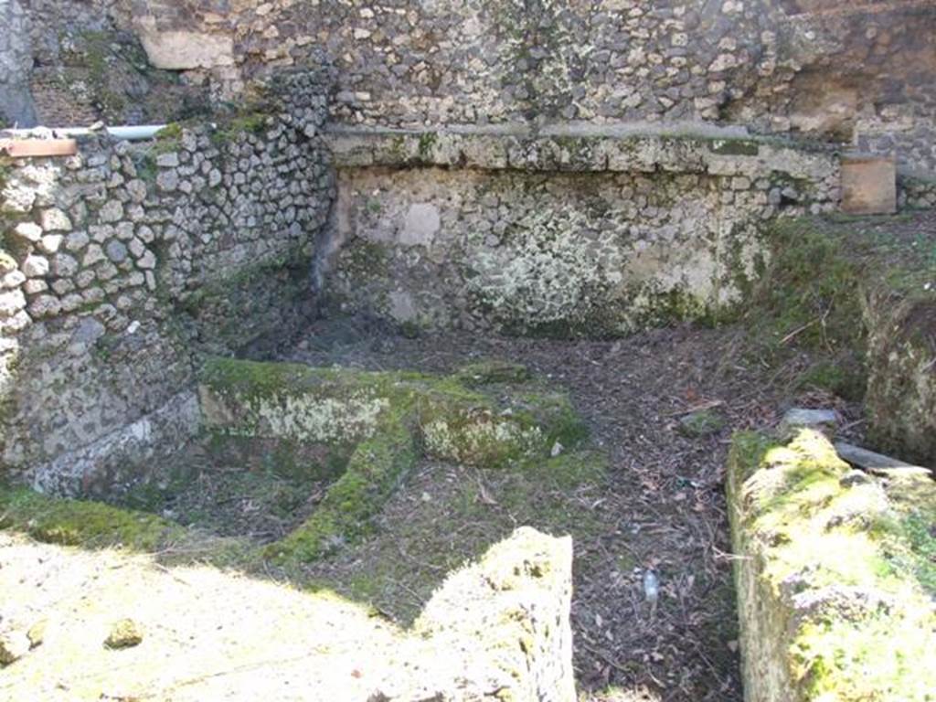 I.10.4 Pompeii. March 2009. Looking south across underground rooms at area S.
