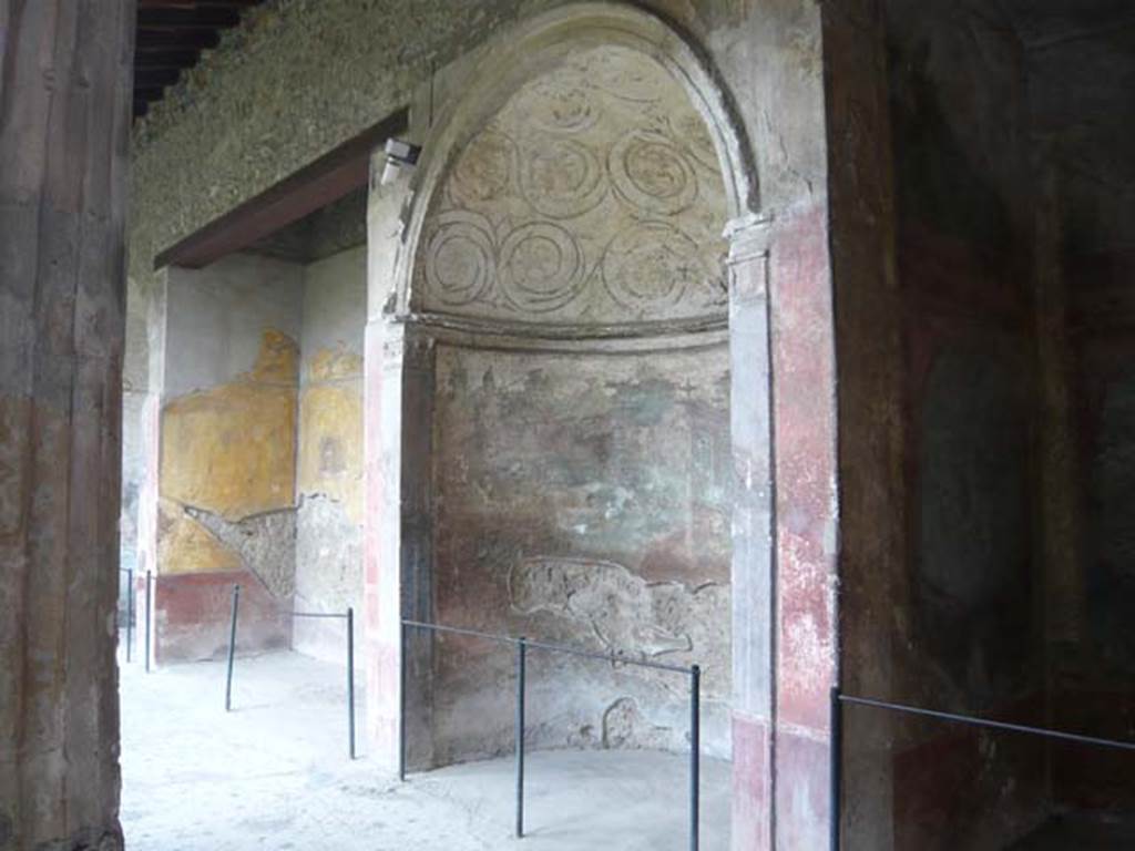 I.10.4 Pompeii. May 2012. Looking east along south portico. Photo courtesy of Buzz Ferebee.