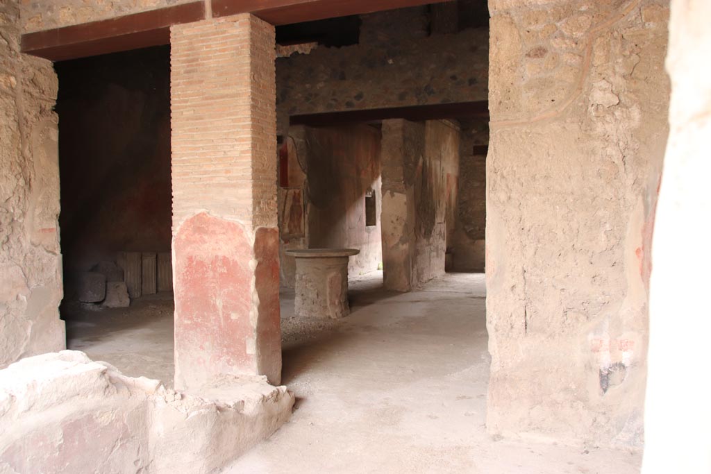 I.12.3, Pompeii. May 2024. Room 1, looking south-east towards rear rooms. Photo courtesy of Klaus Heese.