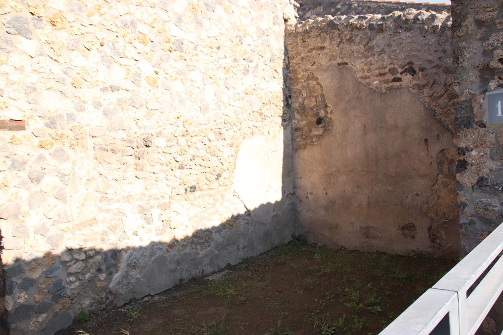 I.14.13 Pompeii. October 2022. 
Looking towards north wall and north-east corner, from entrance doorway. Photo courtesy of Klaus Heese.
