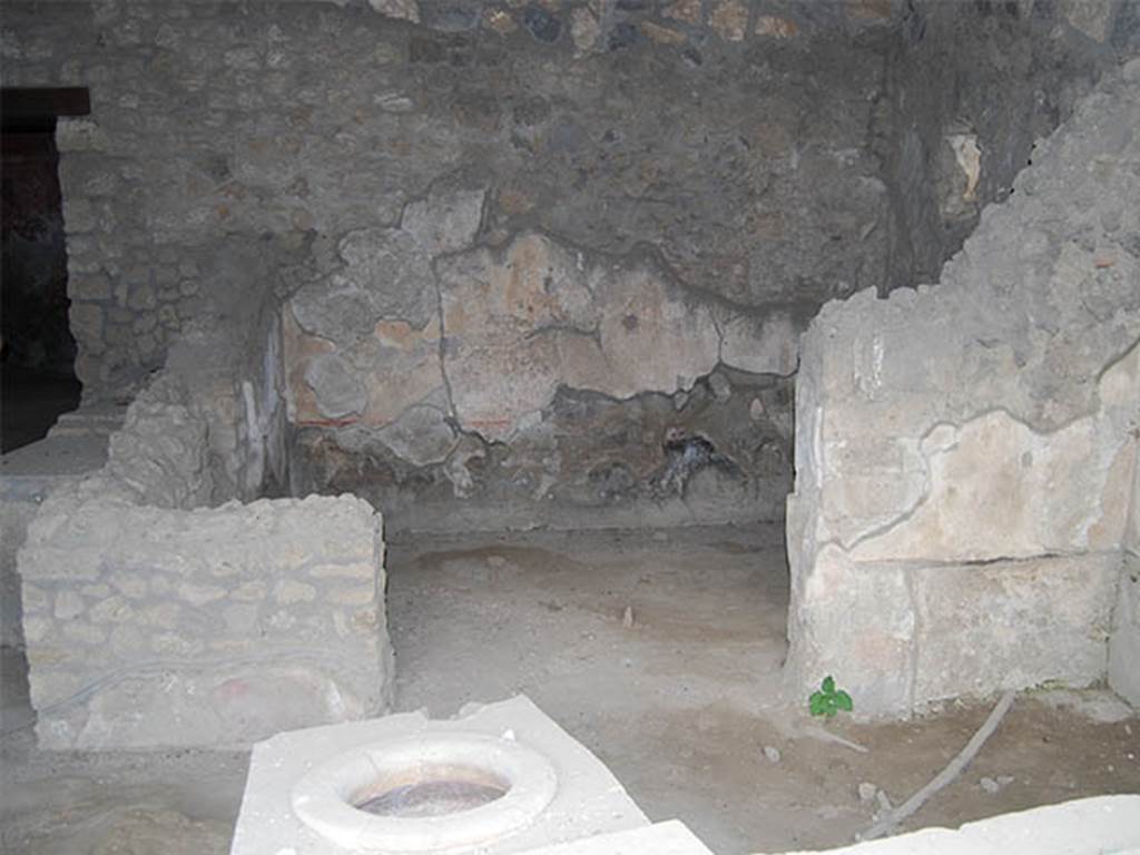 I.14.15 Pompeii. October 2013. Looking north to rear room. Photo courtesy of Paula Lock.
