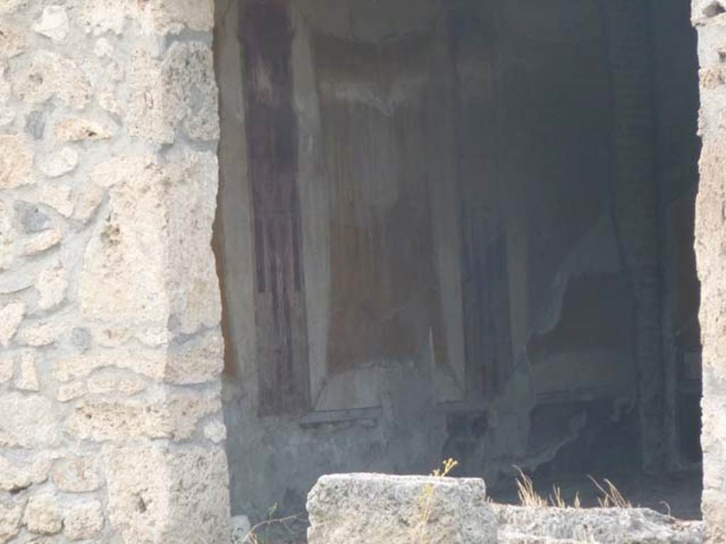 I.22.3 Pompeii. September 2015. Detail of west wall.

