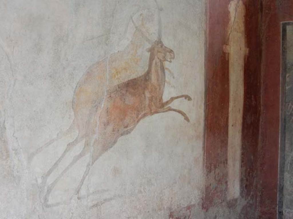 II.2.2 Pompeii. May 2016. Room “i”, wall painting on north wall of upper euripus. Photo courtesy of Buzz Ferebee.