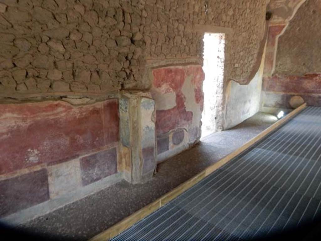 II.4.3 Pompeii. May 2016. Looking south along east wall of atrium. Photo courtesy of Buzz Ferebee.