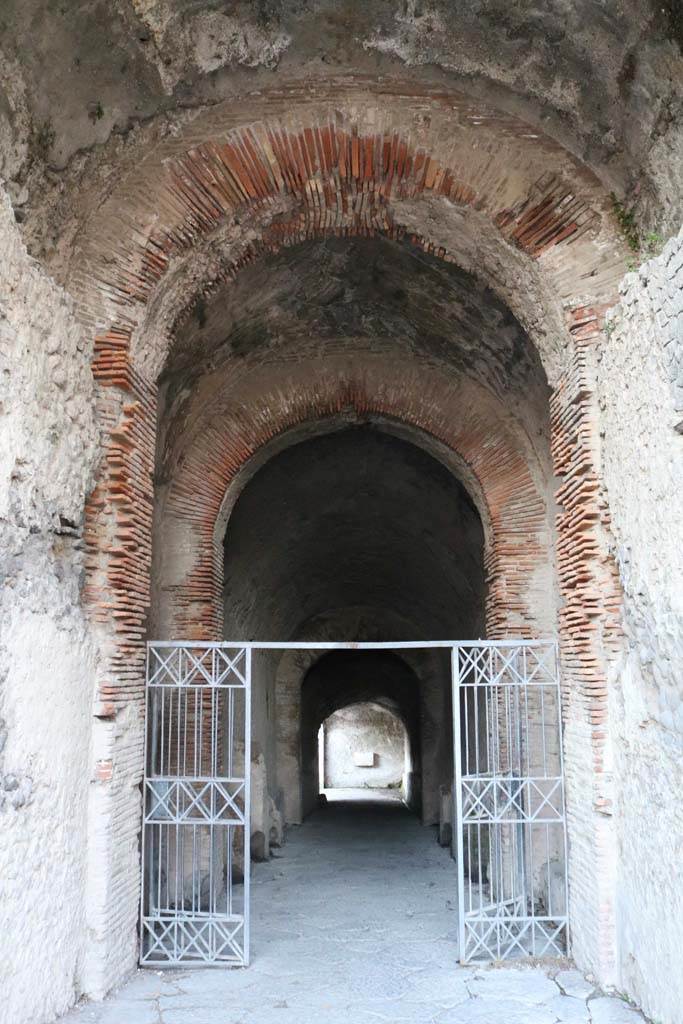 II.6 Pompeii. December 2018. 
Looking towards south entrance on west side. Photo courtesy of Aude Durand.

