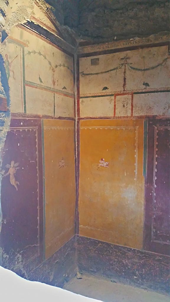 II.9.4 Pompeii. 2017/2018/2019. 
Room 6, south-west corner. Photo courtesy of Giuseppe Ciaramella.
