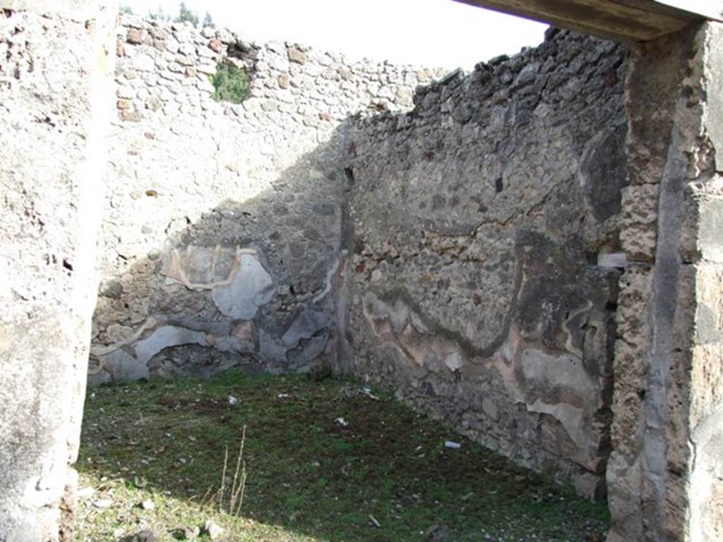 V.2.7 Pompeii. December 2007. Room 14, looking towards south-east corner and south wall. 