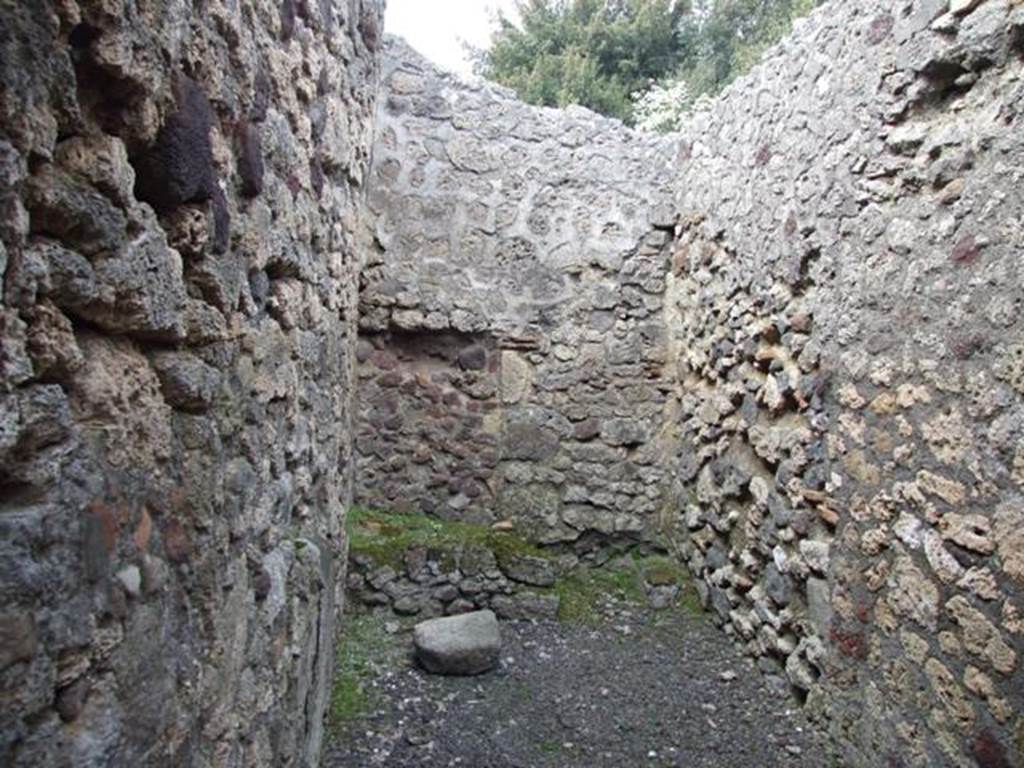 V.2.13 Pompeii,  March 2009.  Kitchen and latrine. Looking north.