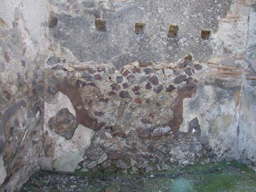 VI.1.2 Pompeii.  March 2009.  Room on north side of caupona.  West wall.