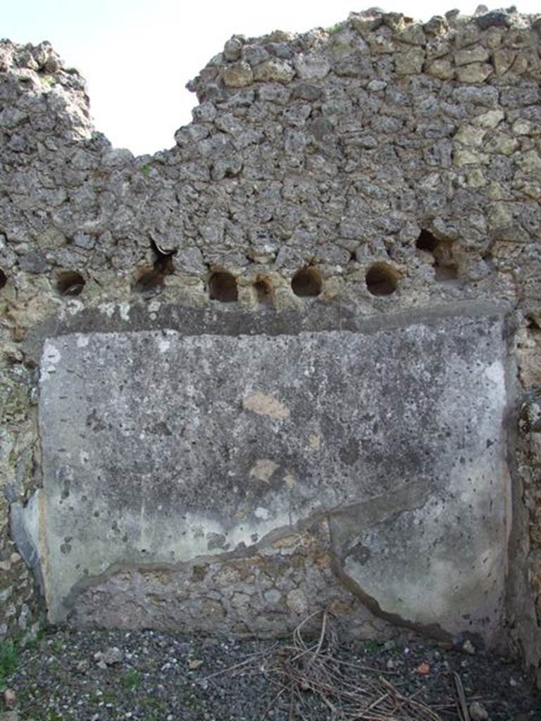 VI.7.1 Pompeii.  March 2009. South wall of Cubiculum.