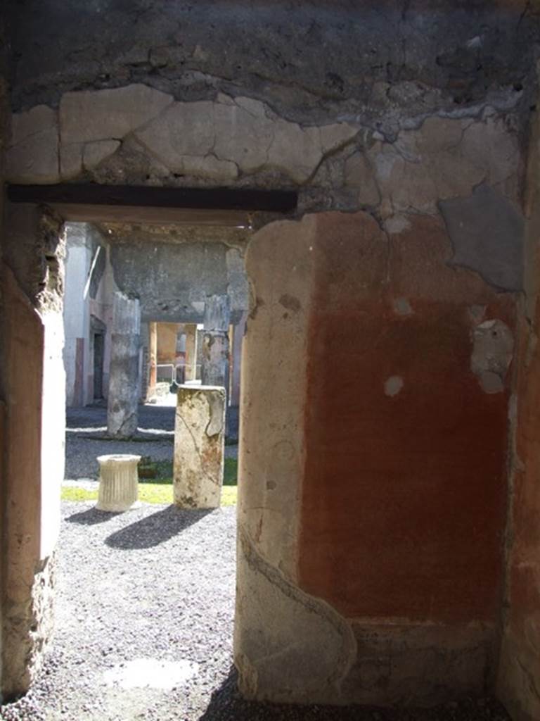 VI.9.6 Pompeii.  March 2009.  Room 13.  South wall.