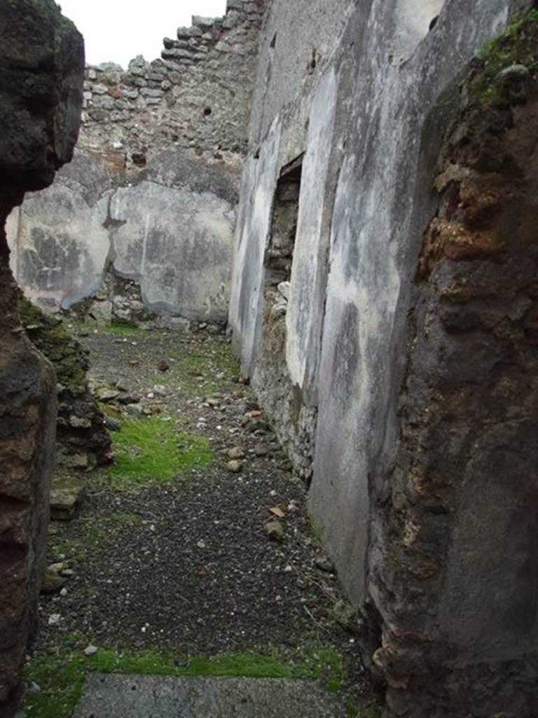 VI.9.6 Pompeii. March 2009. Room 19, looking east in room on north side of pseudo-peristyle, from small vestibule. 

