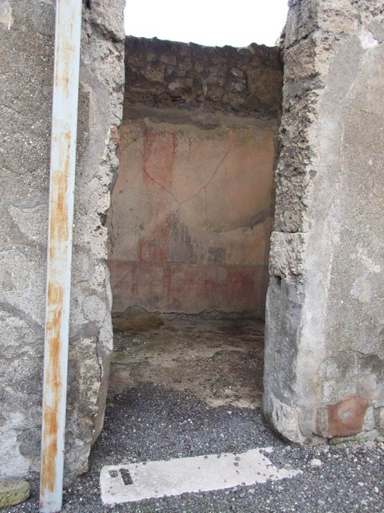 VI.9.7 Pompeii. March 2009. Doorway to room 3, cubiculum.