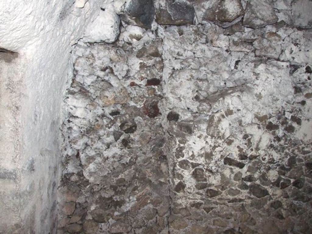 VI.9.10 Pompeii. March 2009. Second underground room, looking towards south-west corner, with doorway to third underground room, on left.