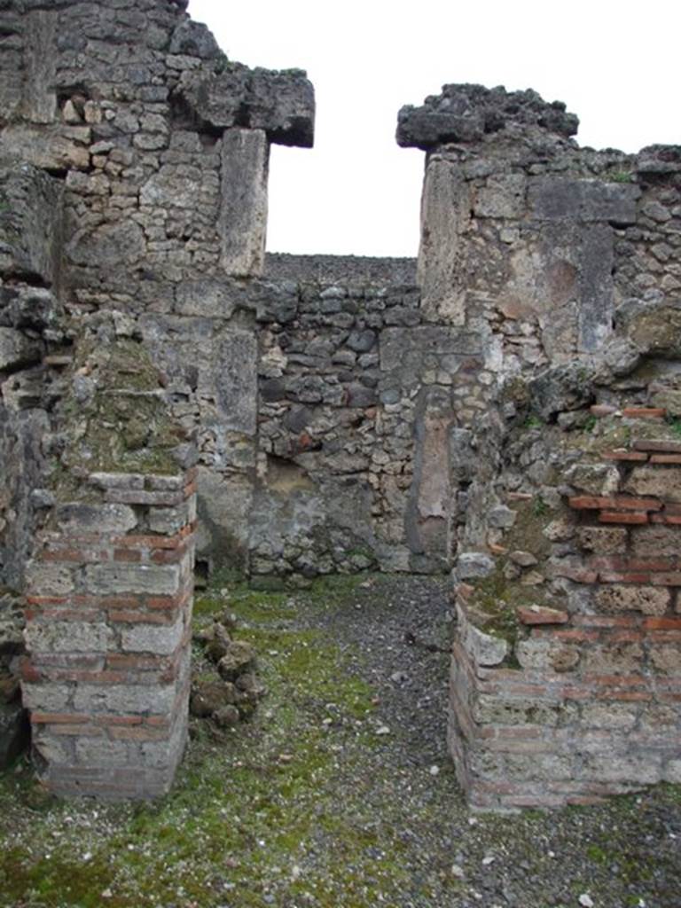 VI.10.14 Pompeii. March 2009. Doorway to room 11.