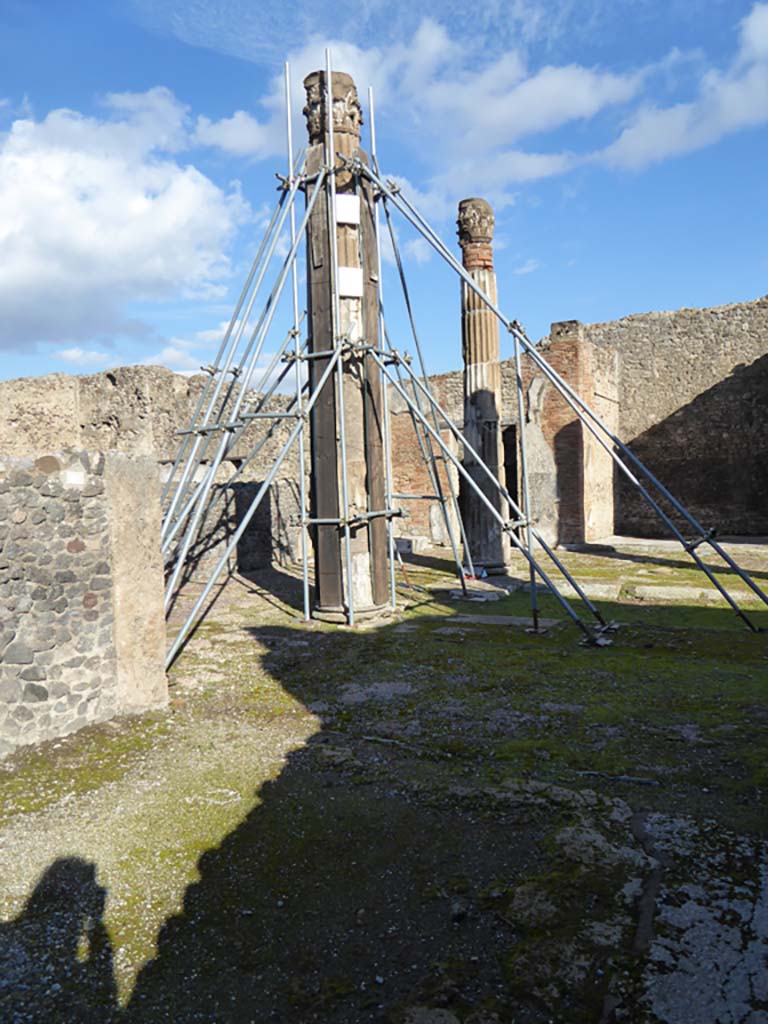 VI.12.5 Pompeii. 4th January 2017. Atrium 7, looking north-east from West Ala 11.
Foto Annette Haug, ERC Grant 681269 DÉCOR.

