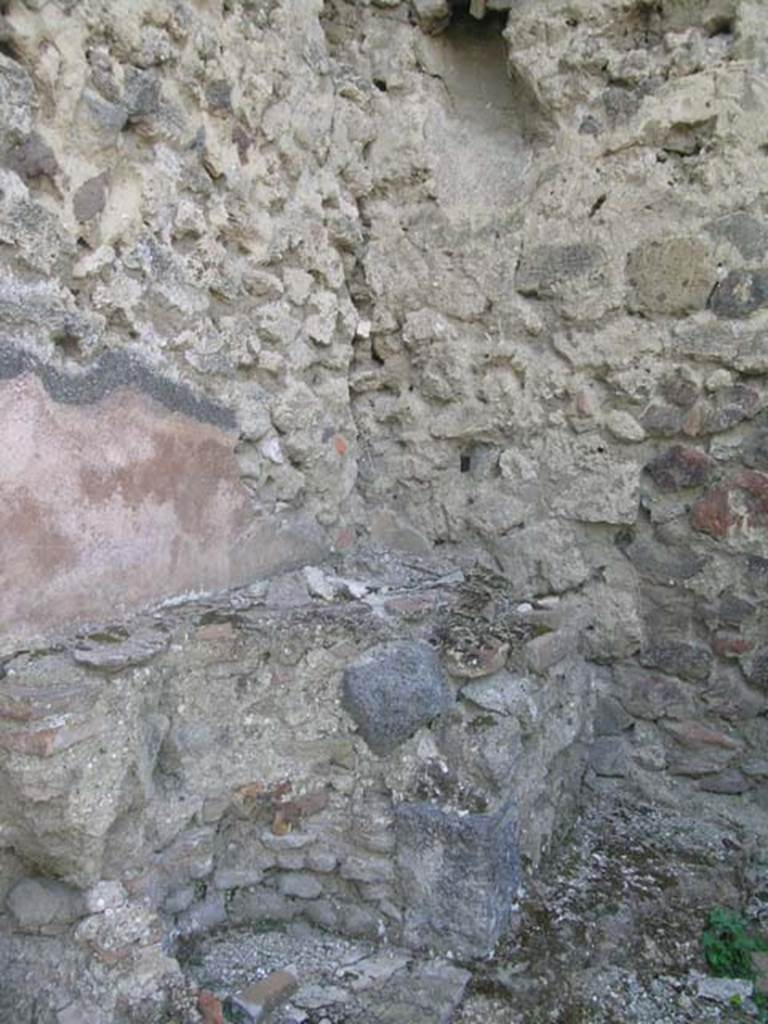 VI.14.22 Pompeii. June 2005. Room 9, looking north along west side of kitchen.
Photo courtesy of Nicolas Monteix.

