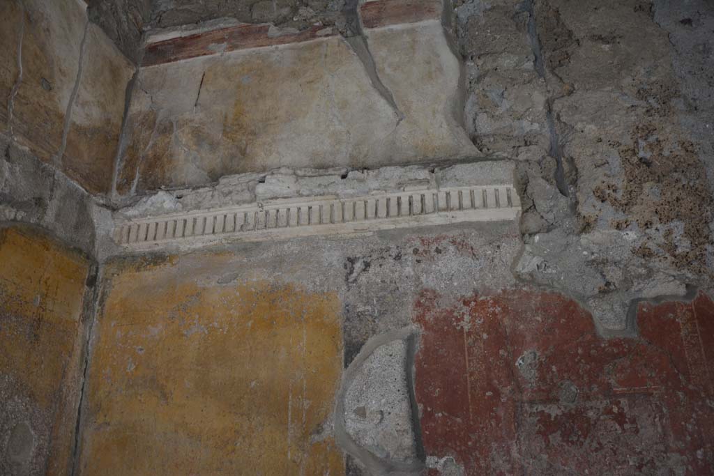 VI.16.7 Pompeii. March 2019. Cubiculum C, upper north wall in north-west corner.
Foto Annette Haug, ERC Grant 681269 DCOR.

