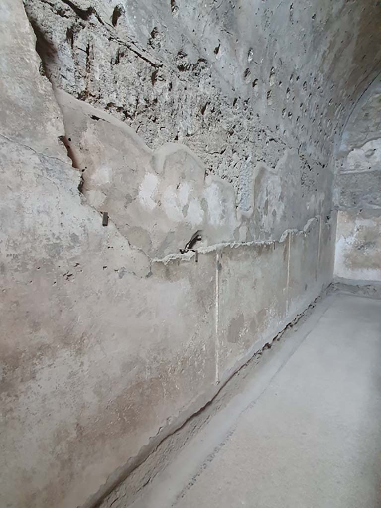 VII.1.8 Pompeii. June 2012. East end of tepidarium 10, with doorway to caldarium 9, on right. Photo courtesy of Michael Binns.