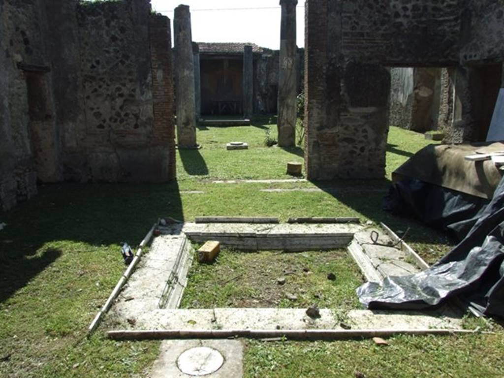 VII.2.16 Pompeii. March 2009. Room 2, looking south across atrium. 