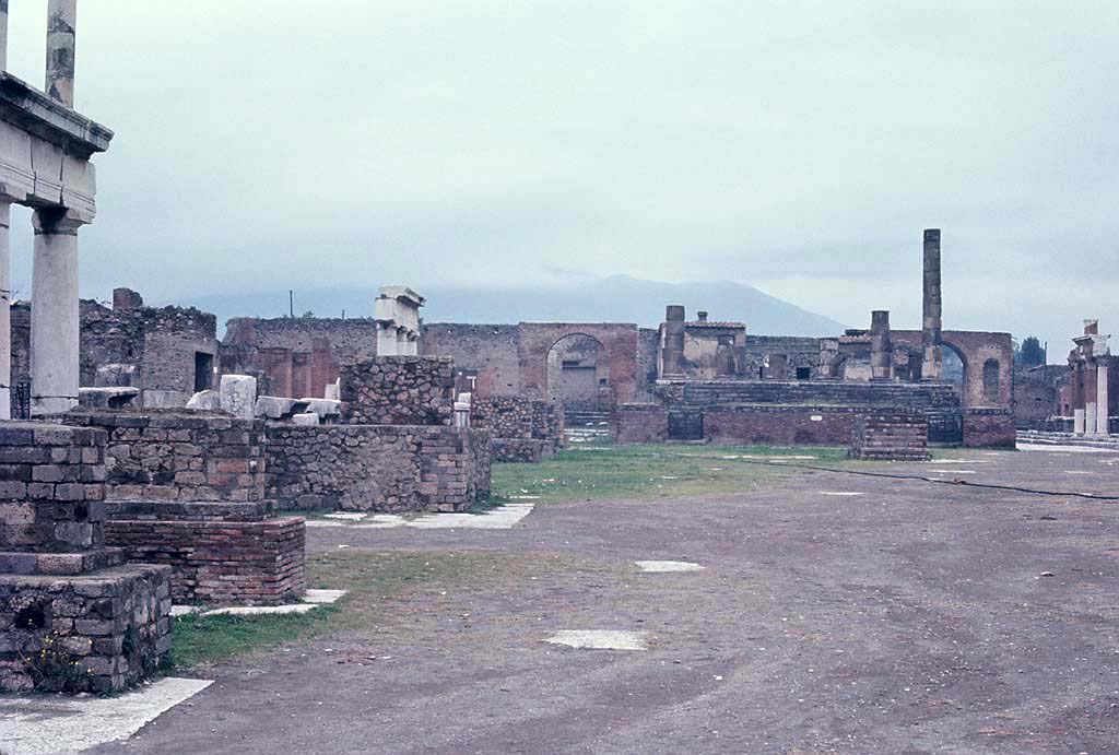 VII.8. Pompeii. November 1966. Looking north-west across the Forum. Photo courtesy of Rick Bauer.