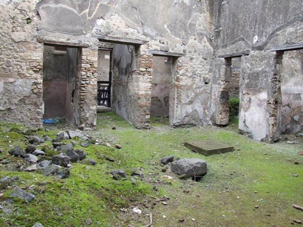 VII.11.14 Pompeii. March 2009. Looking north-east across room 8, atrium area of VII.11.11.