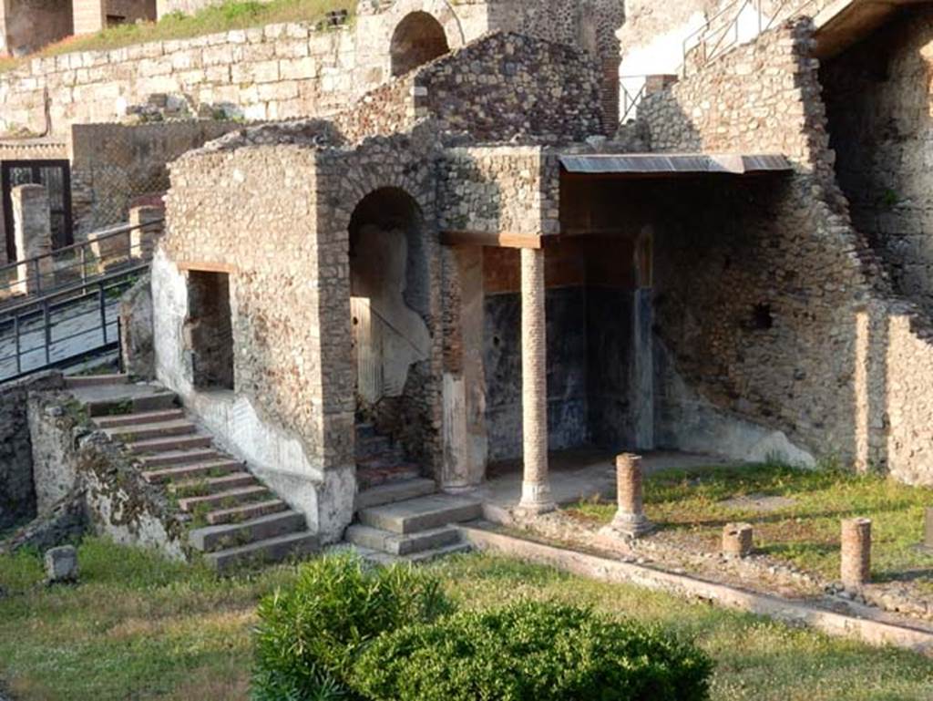 VIII.1.a, Pompeii. May 2018. Looking towards north end of portico. Photo courtesy of Buzz Ferebee.