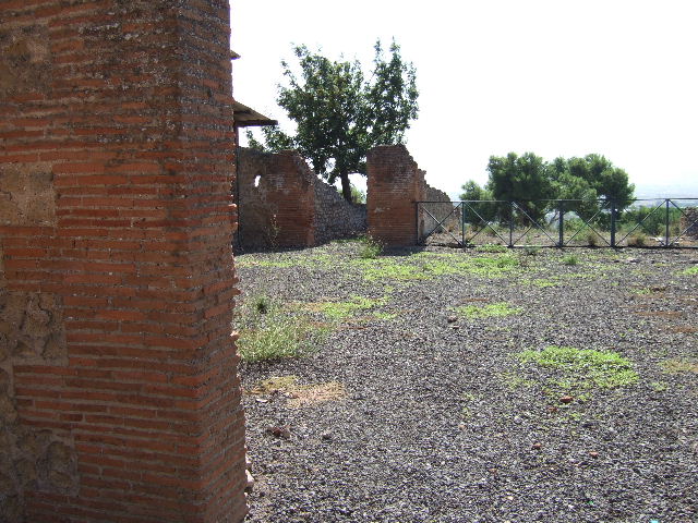 VIII.2.21 Pompeii. September 2005. Looking south from entrance into large atrium.