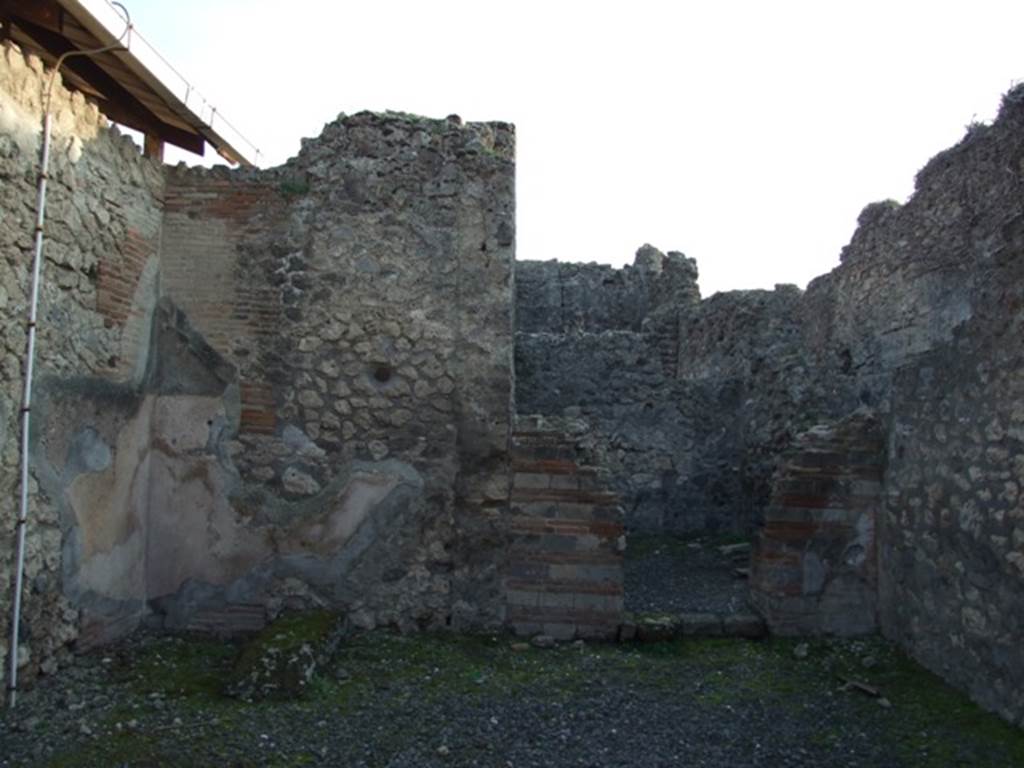 VIII.3.7 Pompeii. December 2007. Looking south across shop.