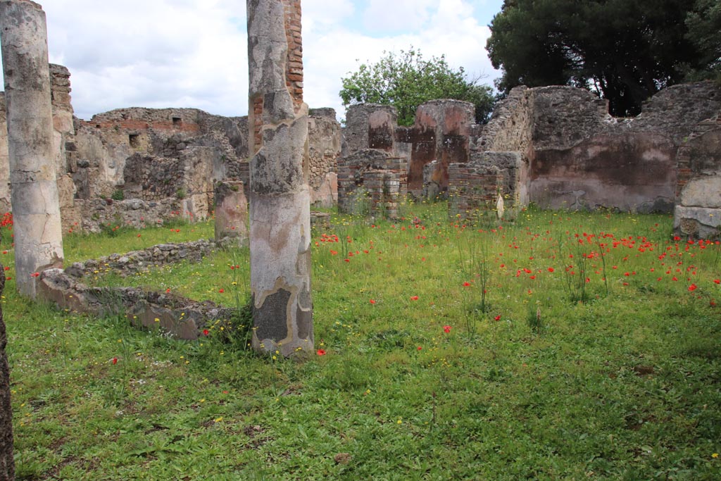 VIII.3.24 Pompeii. May 2024. Looking north-east across peristyle. Photo courtesy of Klaus Heese.