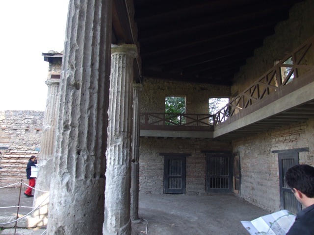 VIII.7.16 Pompeii. September 2015. Looking east along south side towards south-east corner.