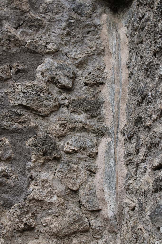 IX.5.4 Pompeii. March 2019. Room d, detail from upper south-west corner.
Foto Christian Beck, ERC Grant 681269 DCOR.
